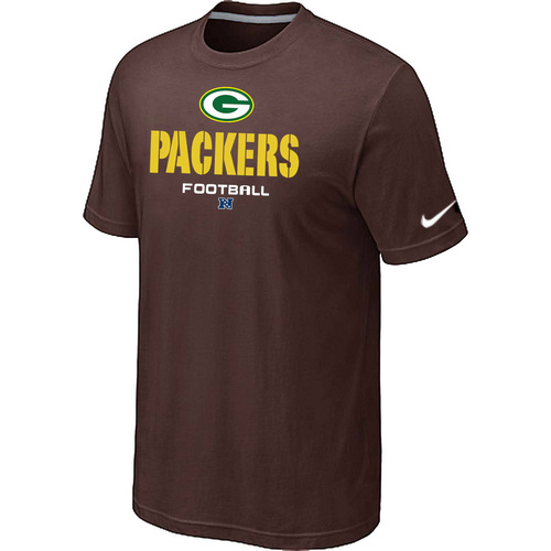 Nike Green Bay Packers Critical Victory NFL T-Shirt - Brown